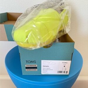 Neon Yellow Alpargata Canvas Shoes